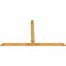 Ekena Millwork Portland Rough Sawn Timber Gable Bracket, Western Red Cedar, 108"W x 63"H x 2"D x 6"F, 14/12 Pitch GBW108X63X0206POR00RWR - alternate 4